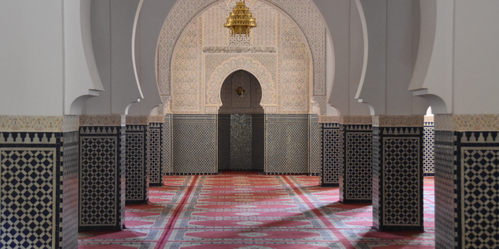 l'intérieur d'une mosquée